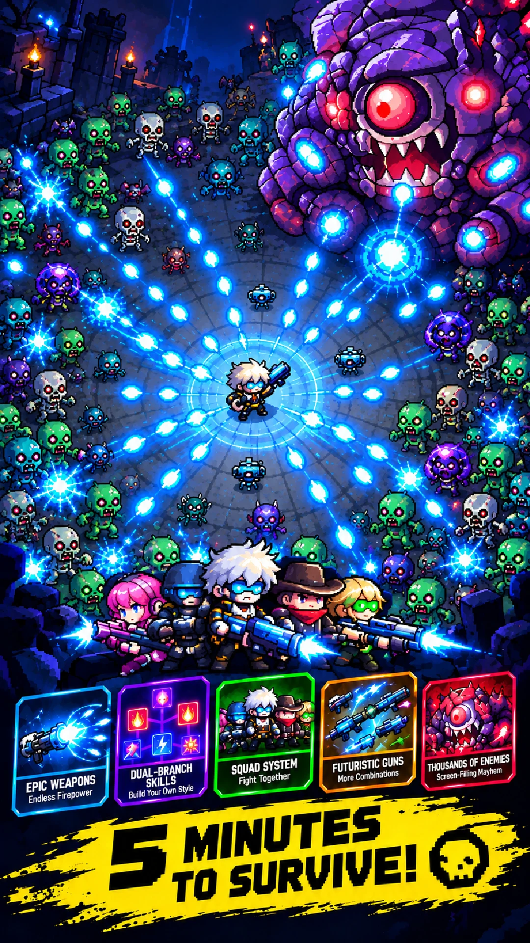 Crazy Gunner: Pixel Survivor screenshot