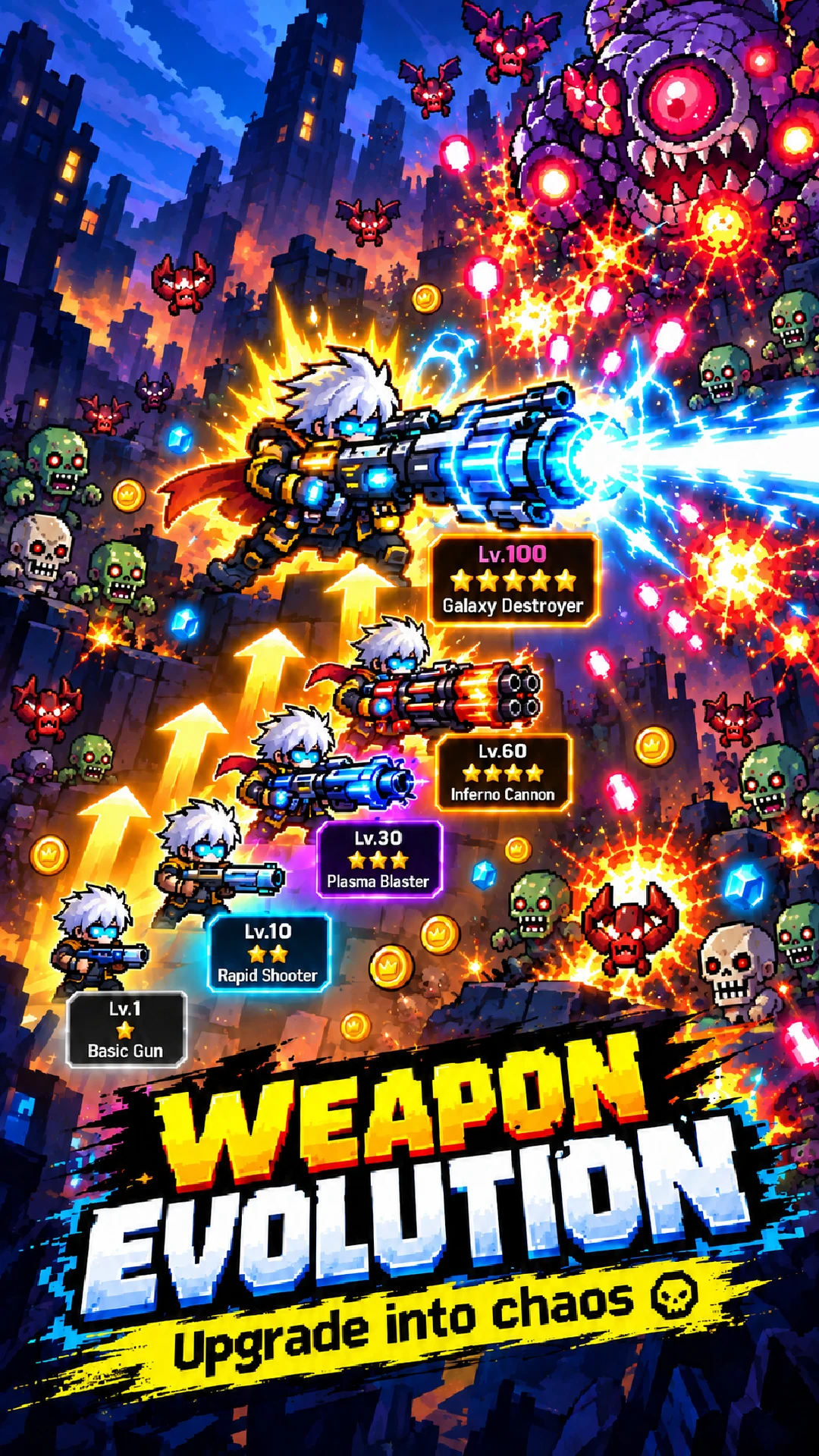 Crazy Gunner: Pixel Survivor screenshot
